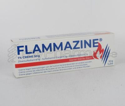 FLAMMAZINE 1% 50 G CREME  (geneesmiddel)