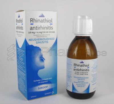 RHINATHIOL ANTIRHINITIS 200 ML SIROOP (geneesmiddel)