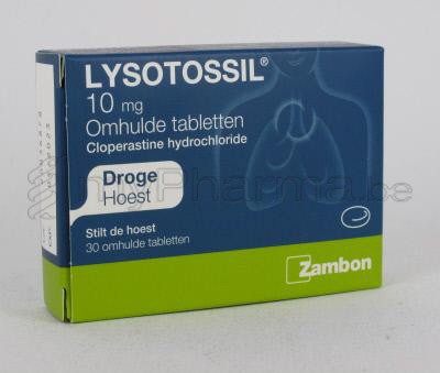 LYSOTOSSIL 10 MG 30 TABL (geneesmiddel)