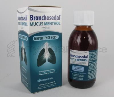 BRONCHOSEDAL MUCUS MENTHOL 150 ML SIROOP         (geneesmiddel)