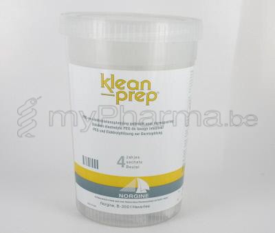 KLEAN-PREP SHAKER + 4 ZAKJES (geneesmiddel)