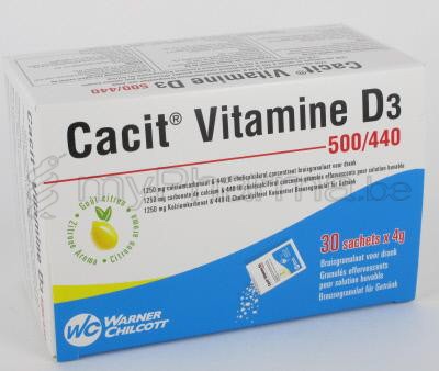 CACIT VITAMINE D3 500/440 30 ZAKJES (geneesmiddel)