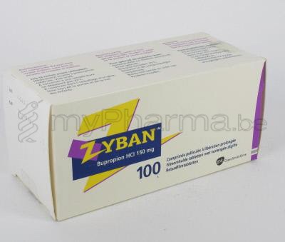 ZYBAN 150 MG 100 TABL (geneesmiddel)