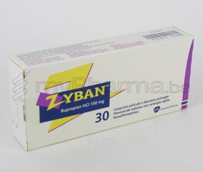 ZYBAN 150 MG 30 TABL  (geneesmiddel)