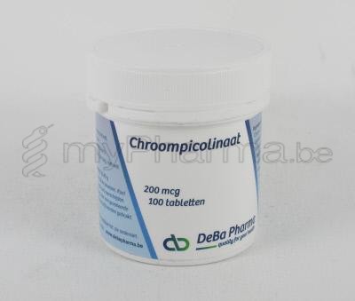 CHROMIUM PICCO 200Y COMP 100 DEBA (voedingssupplement)