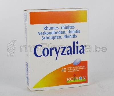 BOIRON CORYZALIA 40 TABL (homeopatisch geneesmiddel)