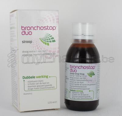 BRONCHOSTOP DUO 120 ML SIROOP                         (geneesmiddel)