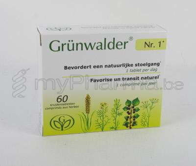 GRUNWALDER 1 STOELGANG                     COMP 60 (voedingssupplement)